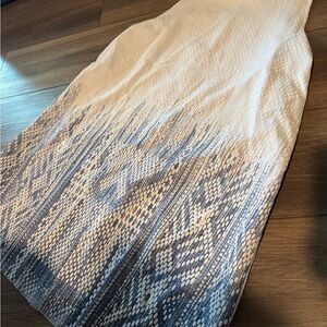 Zara Cream Textured Dress